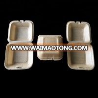 Corn Starch Material Fast Food Packaging Biodegradable Food Container With Lid