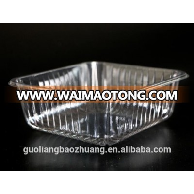 China Manufacturer Environmentally Friendly Packaging Disposable Plastic PET Fruit Tray