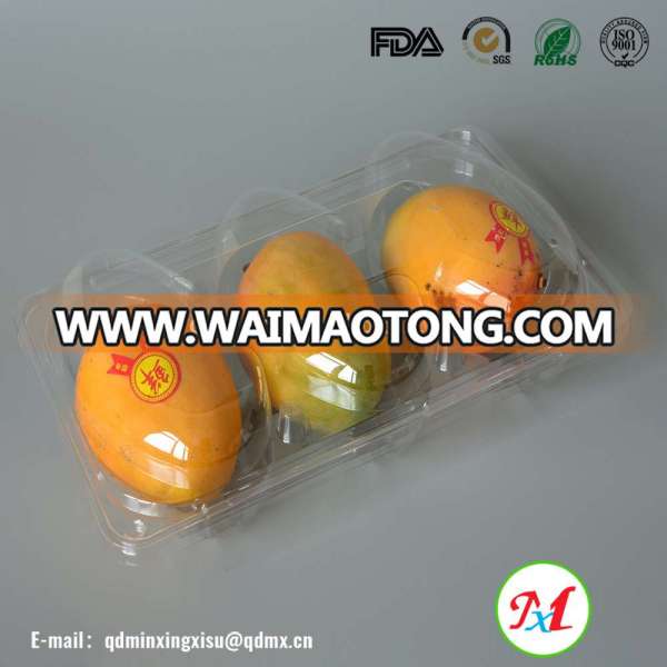 Plastic Strawberries Punnet, Blister Fruit Packaging Clamshell Box